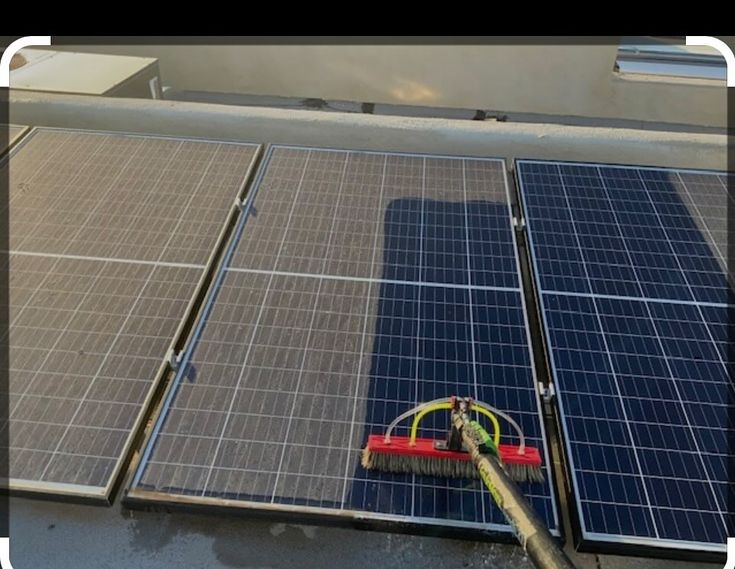 Solar panel maintenance and cleaning